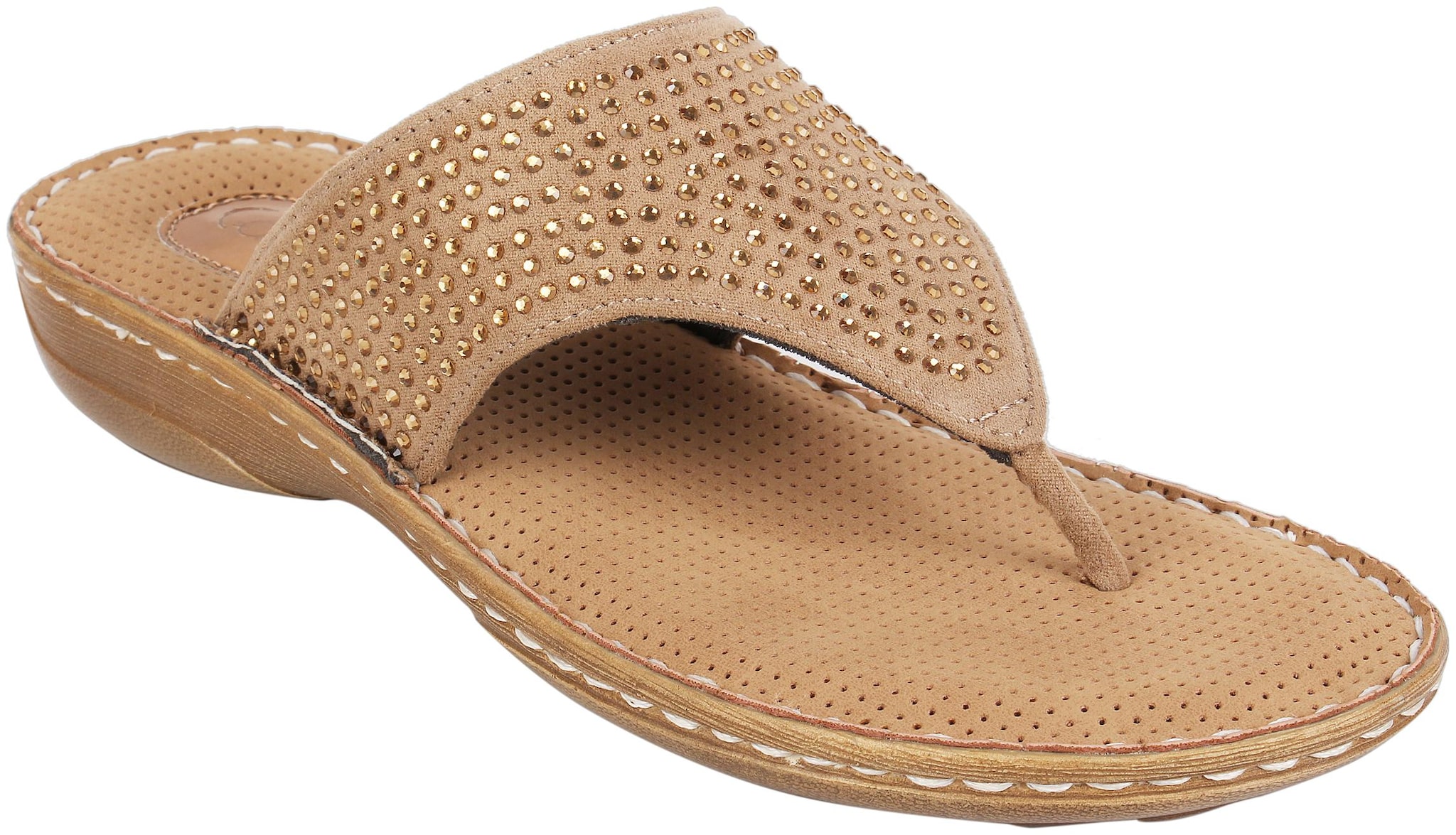 

Catwalk Women Khaki Open Toe Flats