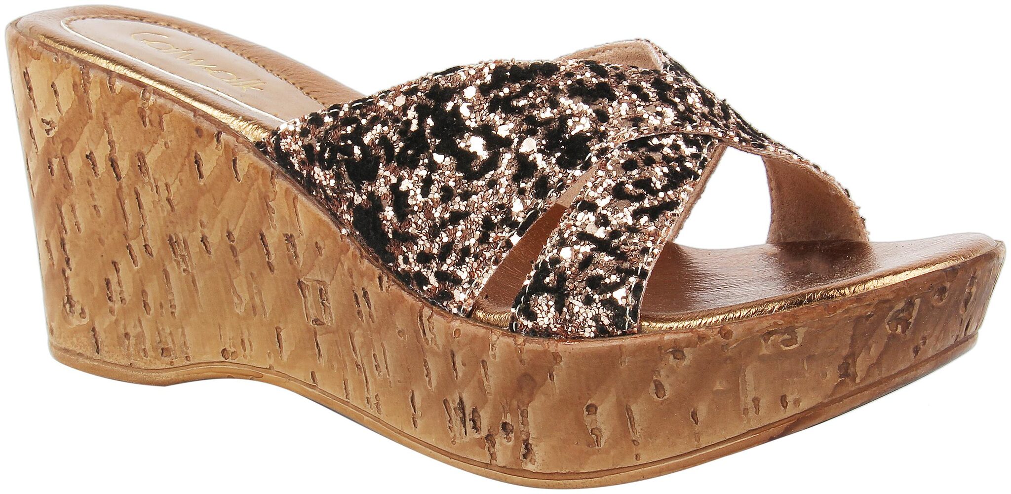 

Catwalk Women Gold Heeled Sandals