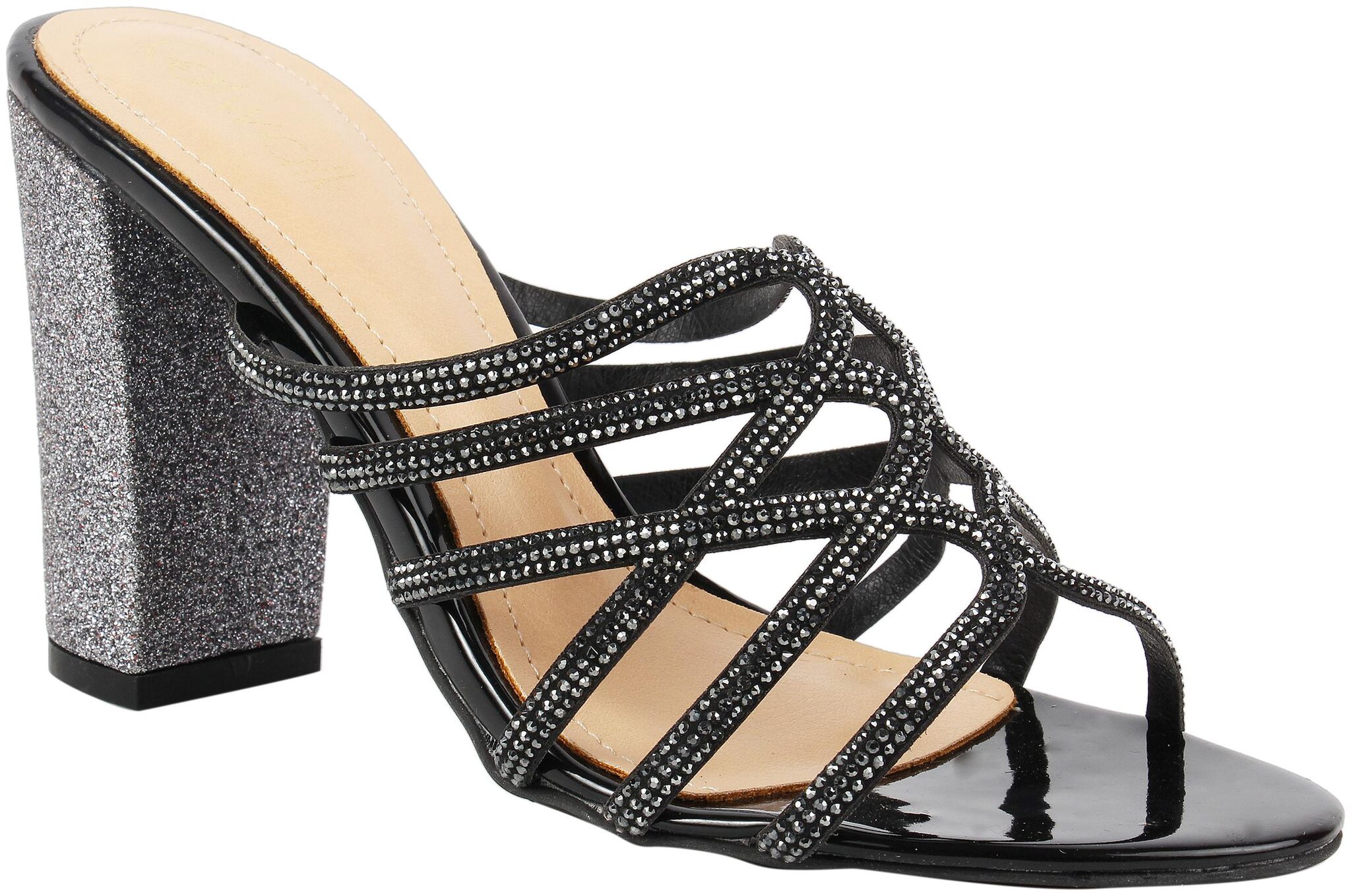

Catwalk Women Black Heeled Sandals