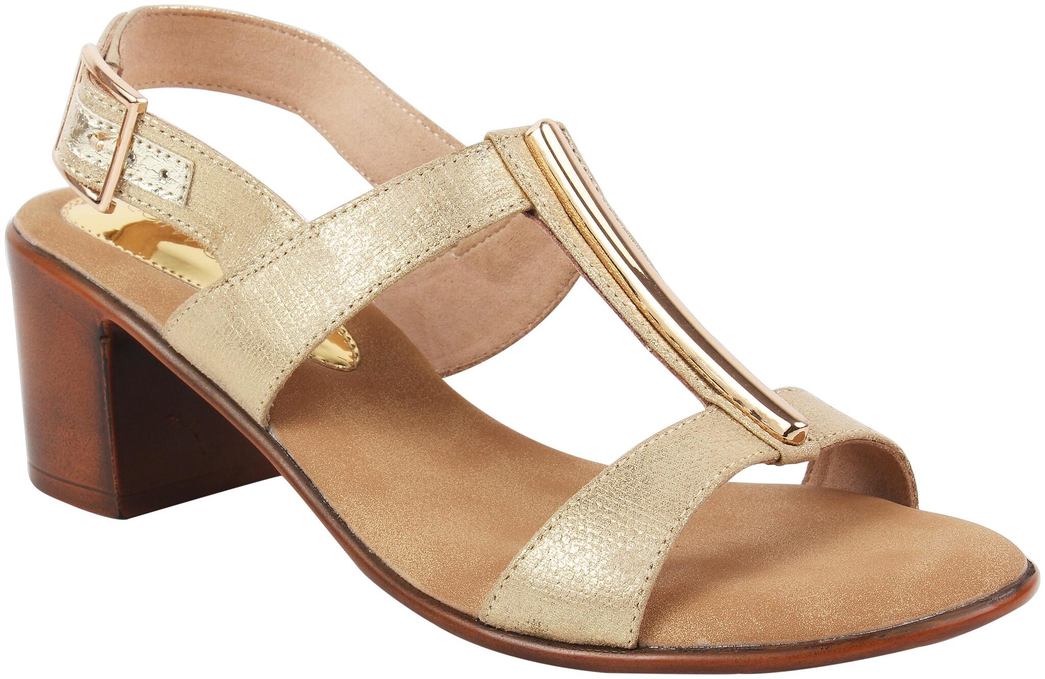 

Catwalk Women Gold Heeled Sandals
