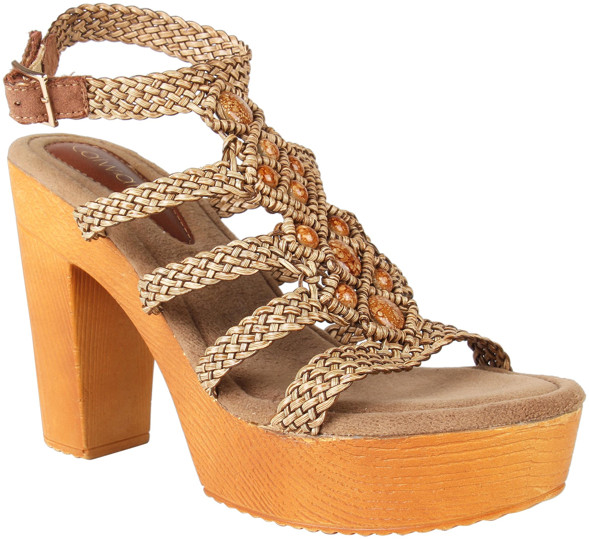

Catwalk Women Brown Heeled Sandals