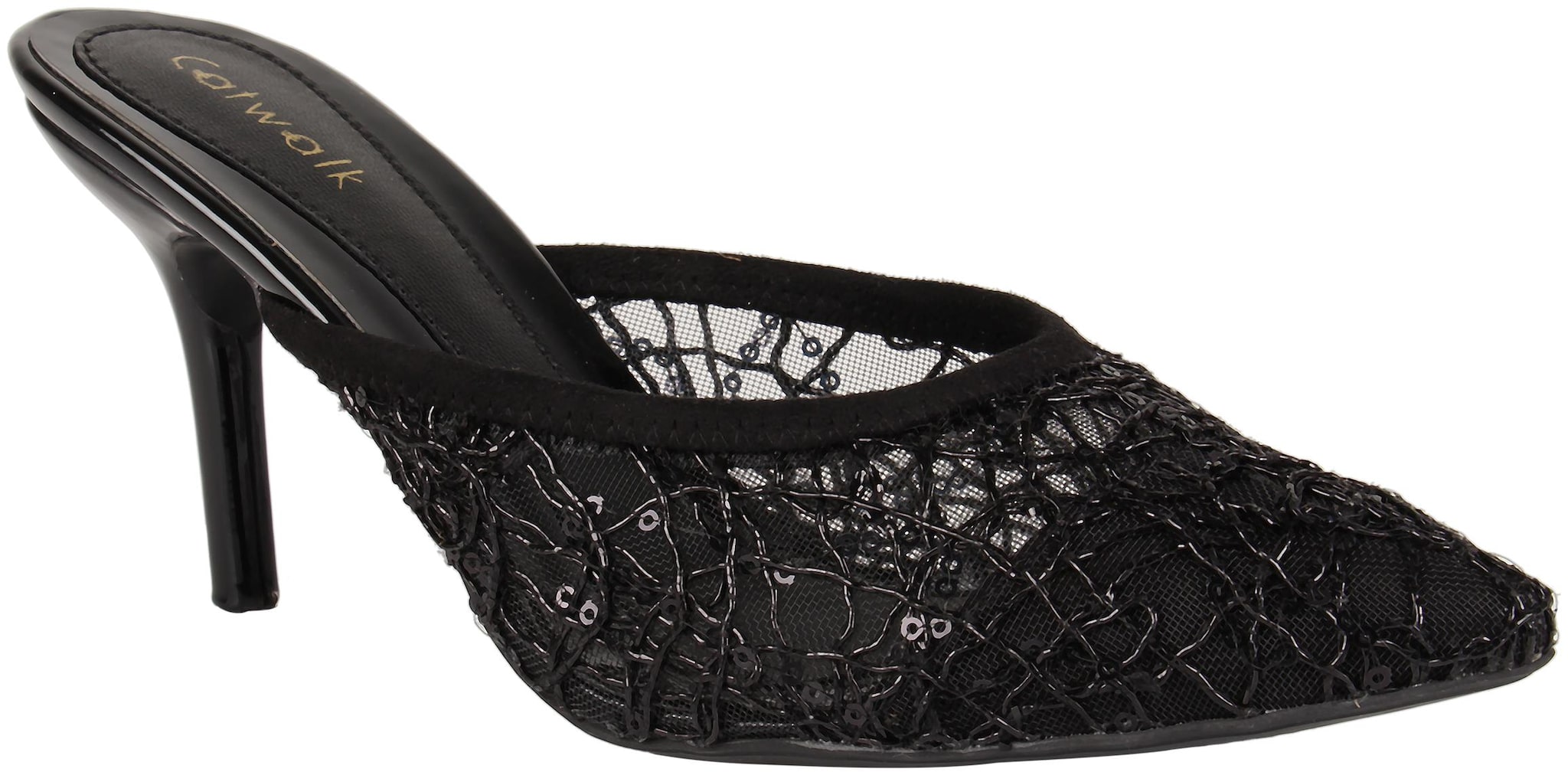 

Catwalk Women Black Heeled Sandals