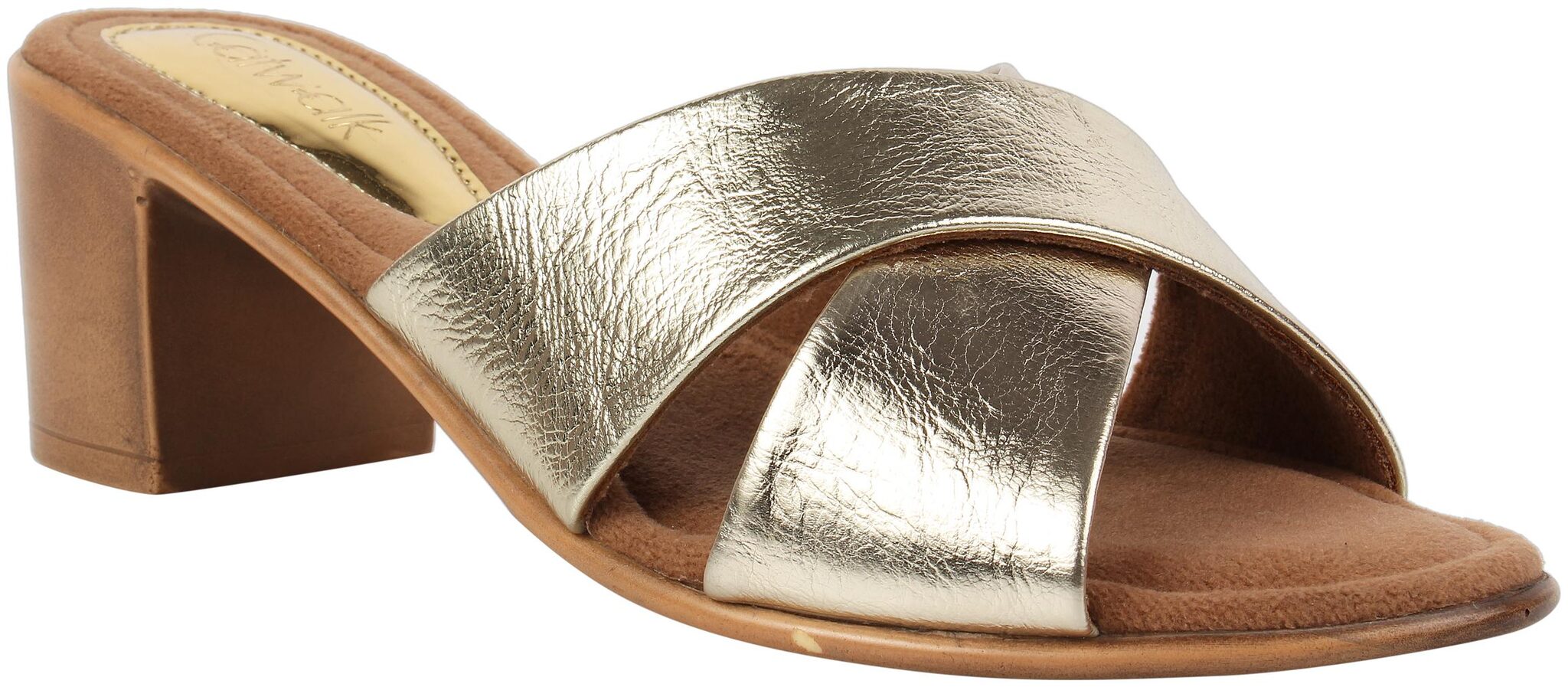 

Catwalk Women Gold Heeled Sandals