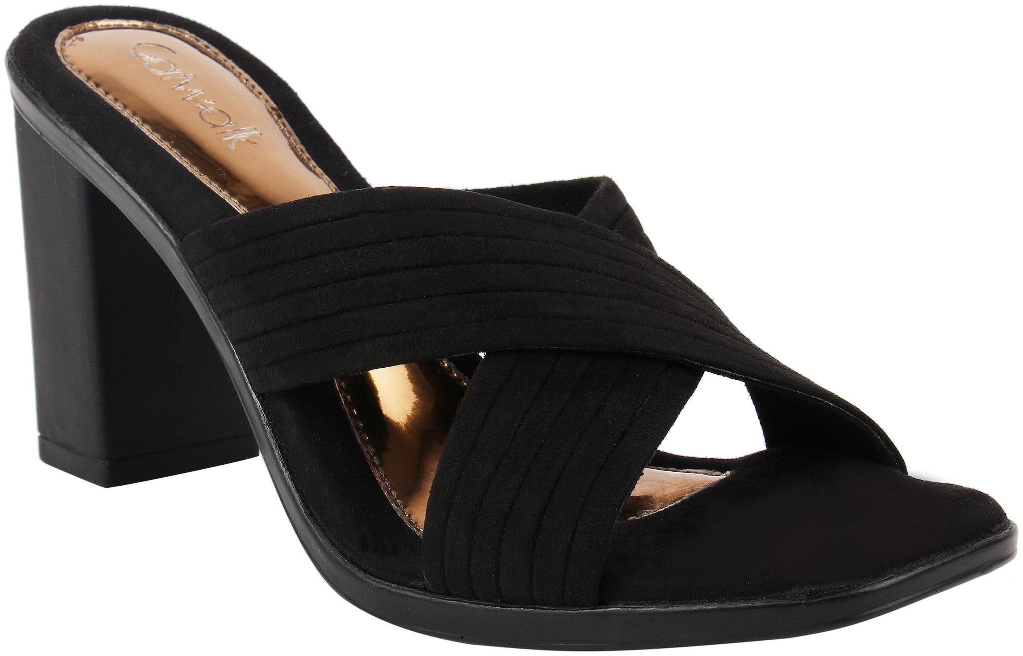 

Catwalk Women Black Heeled Sandals