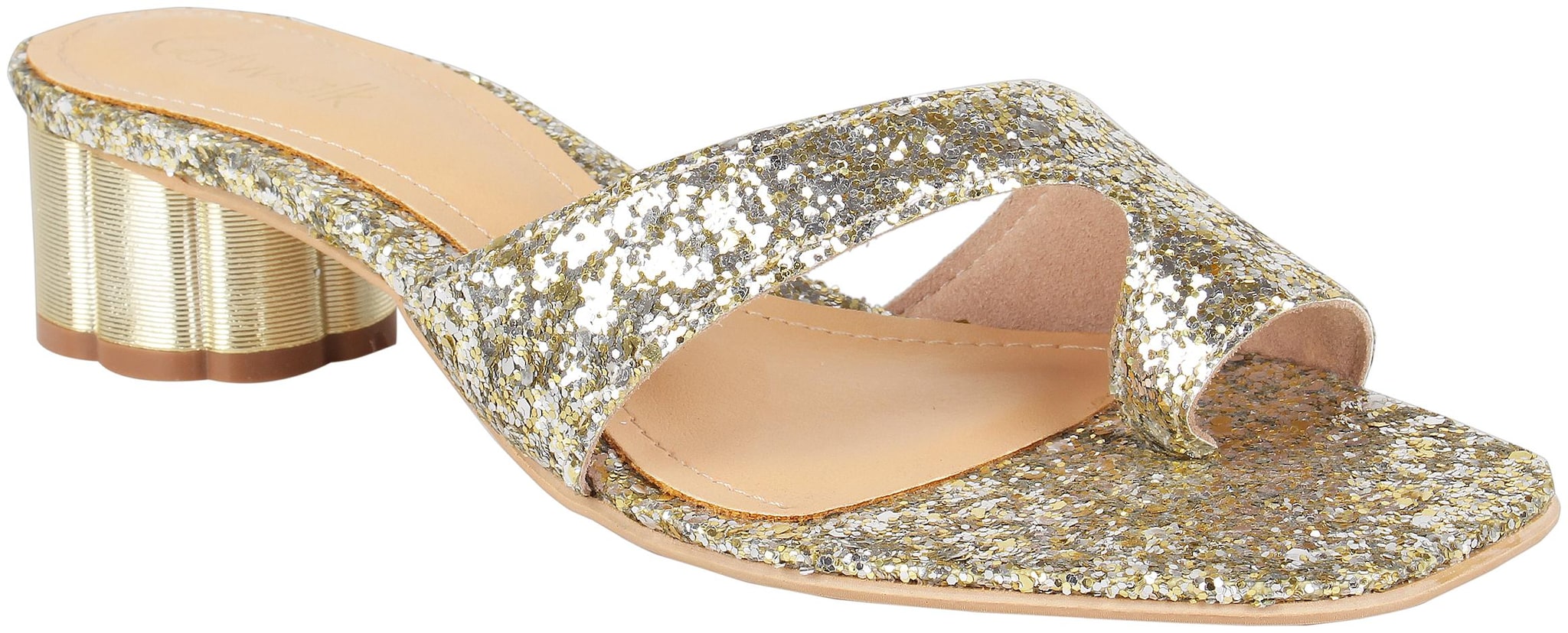 

Catwalk Women Gold Heeled Sandals