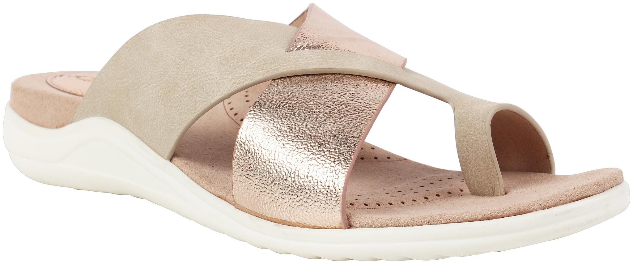 

Catwalk Women Gold Open Toe Flats