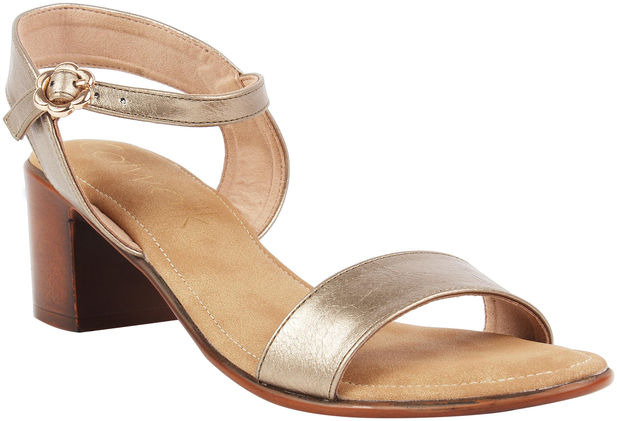 

Catwalk Women Gold Heeled Sandals
