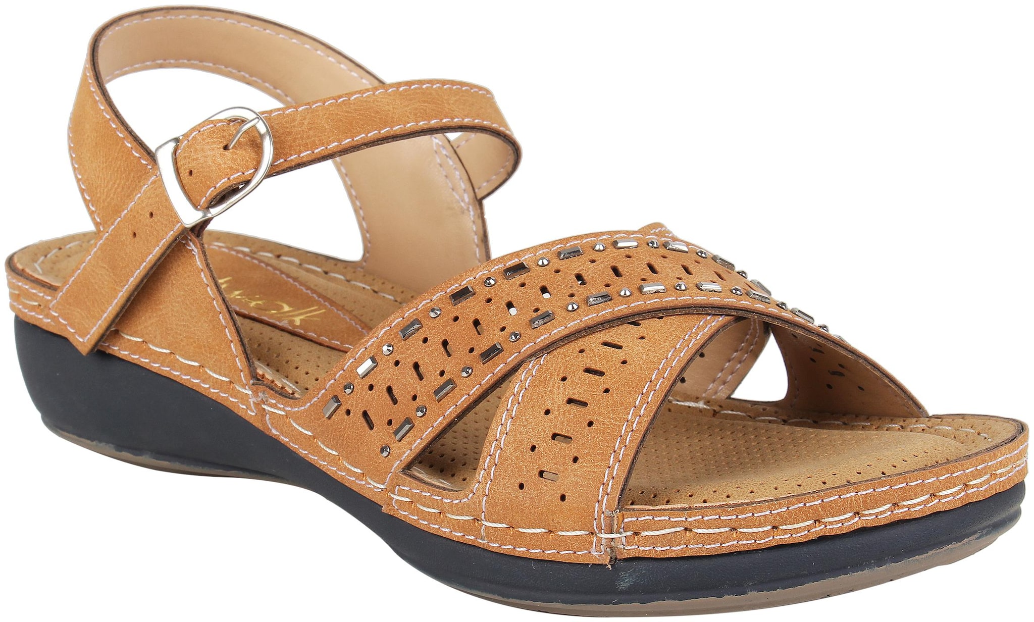 

Catwalk Women Tan Open Toe Flats