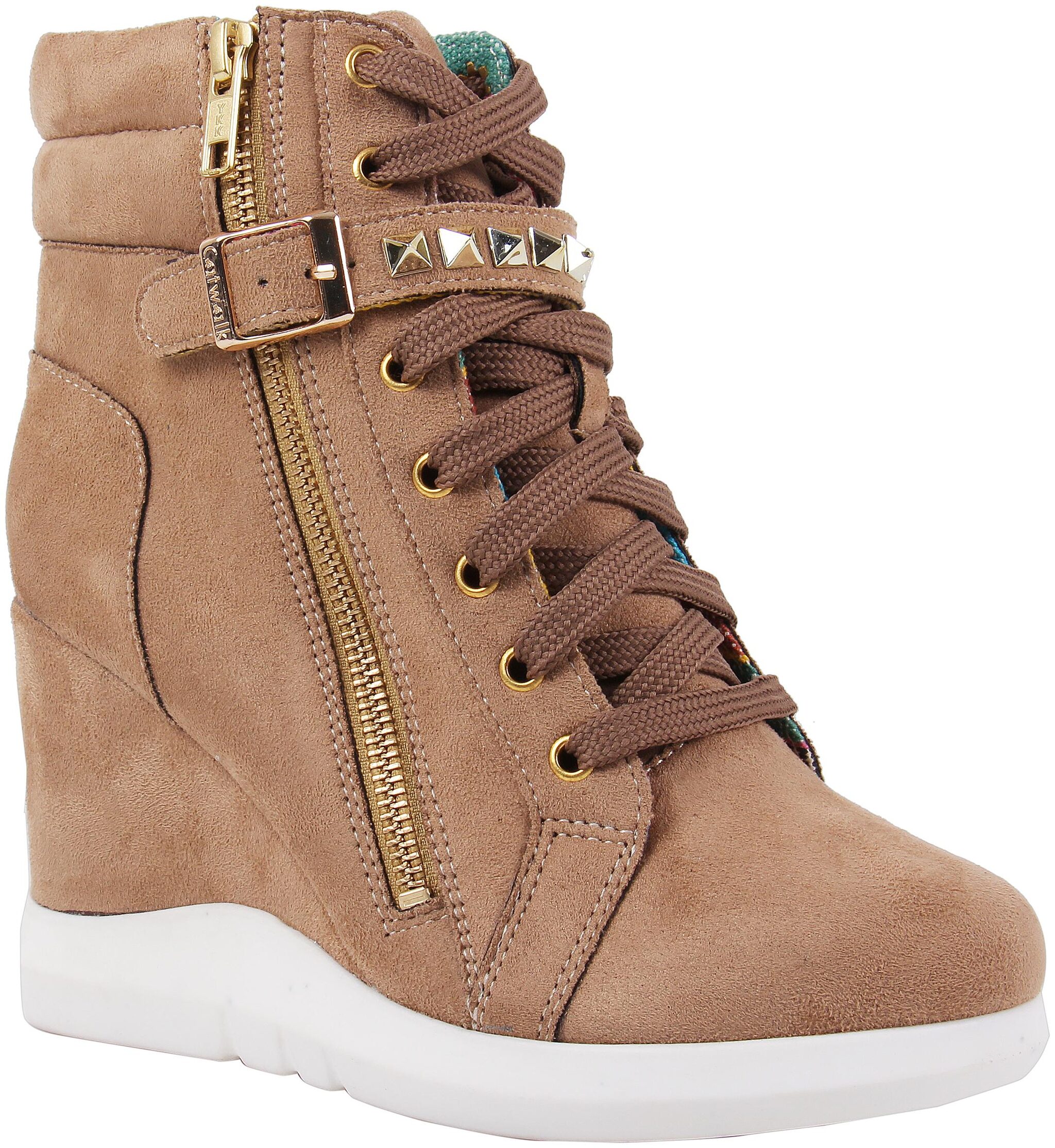 

Catwalk Women Khaki Heeled Sandals