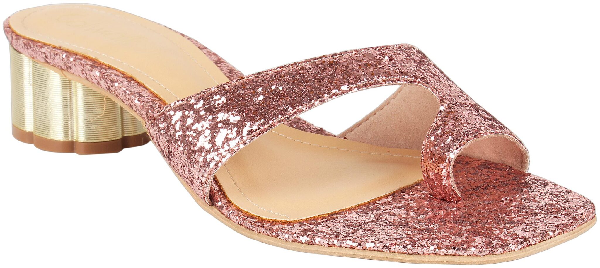 

Catwalk Women Gold Heeled Sandals