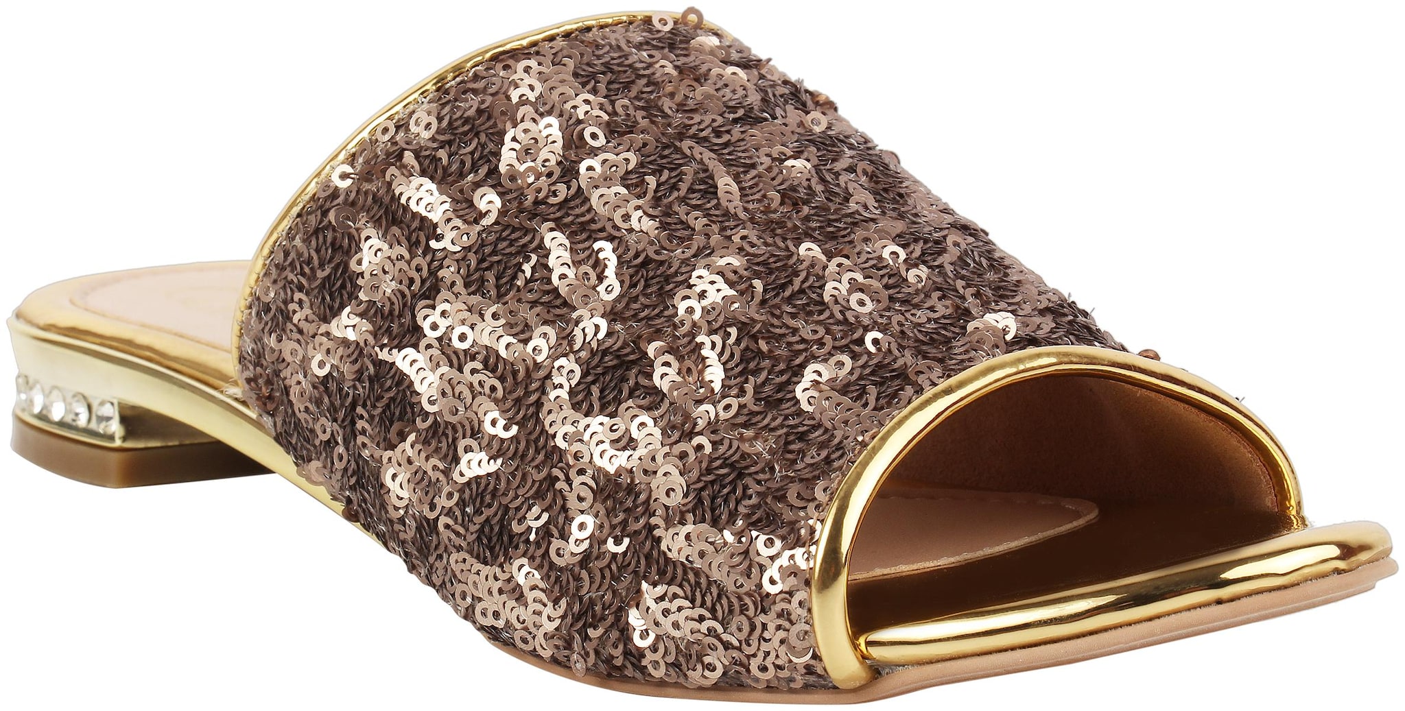 

Catwalk Women Gold Open Toe Flats