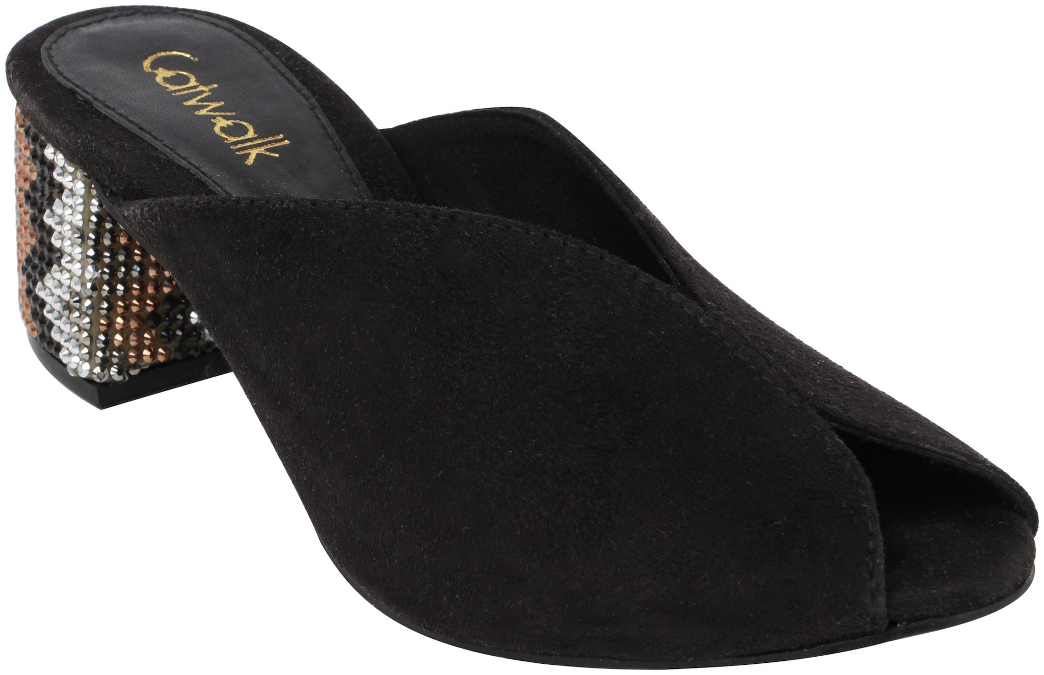 

Catwalk Women Black Heeled Sandals