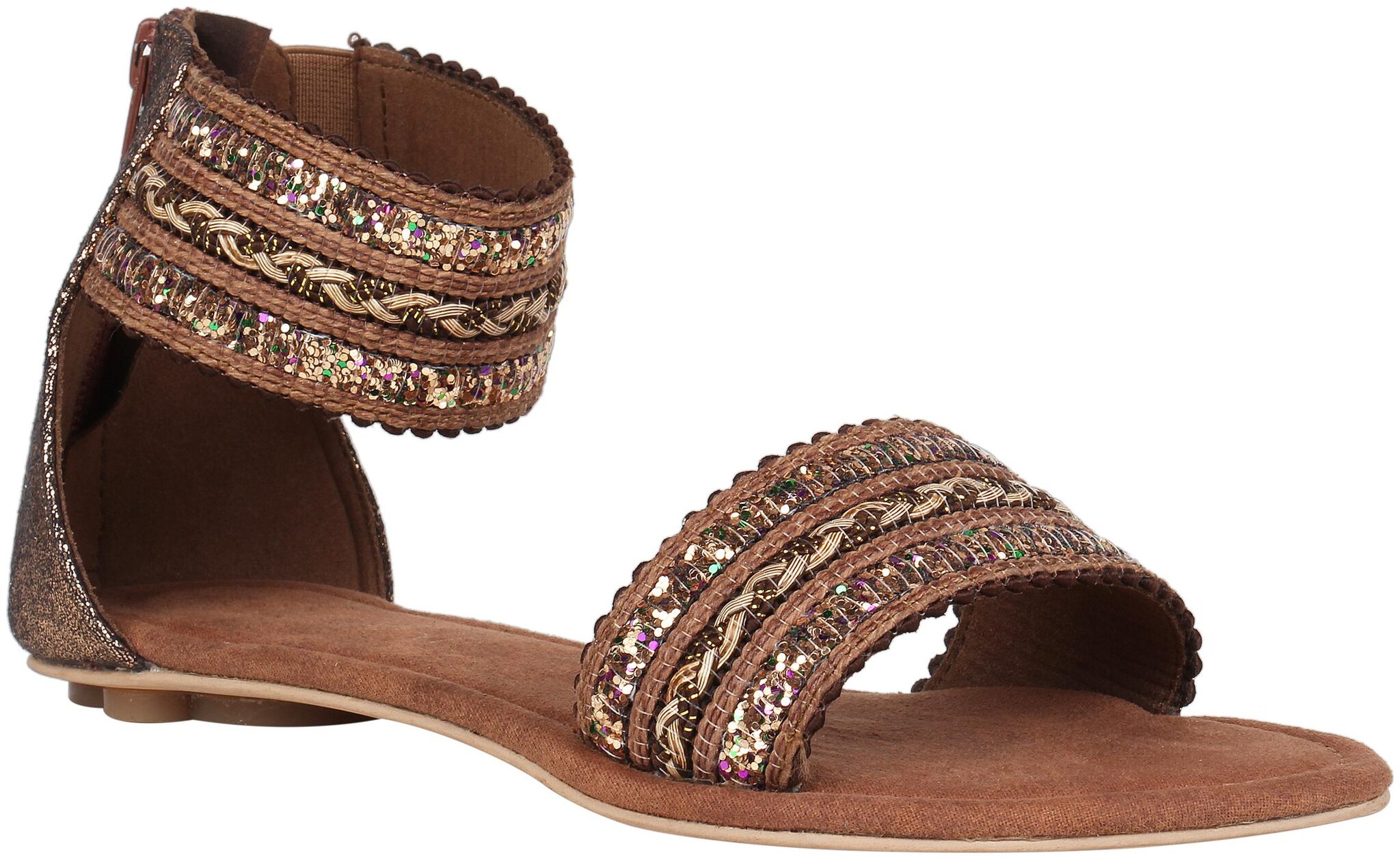 

Catwalk Women Brown Open Toe Flats