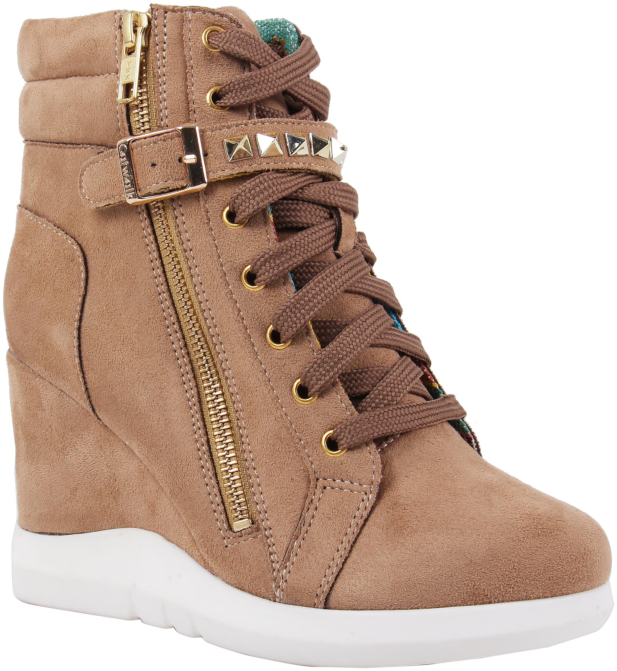 

Catwalk Women Khaki Heeled Sandals