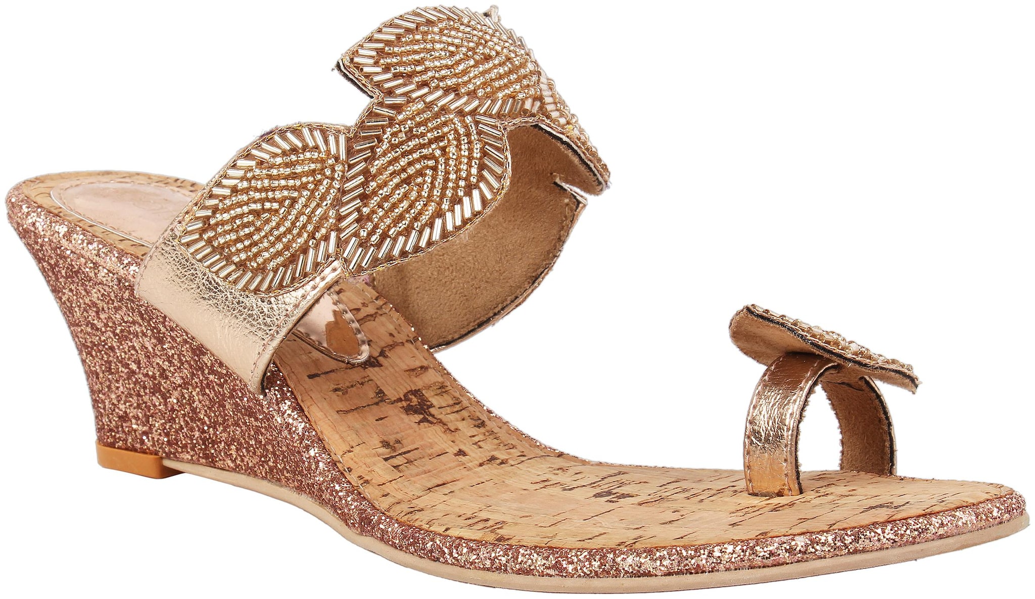 

Catwalk Women Gold Heeled Sandals
