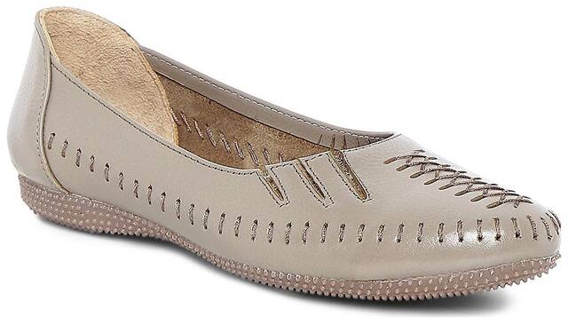Catwalk Round Toe Bellies For Women ( Beige )