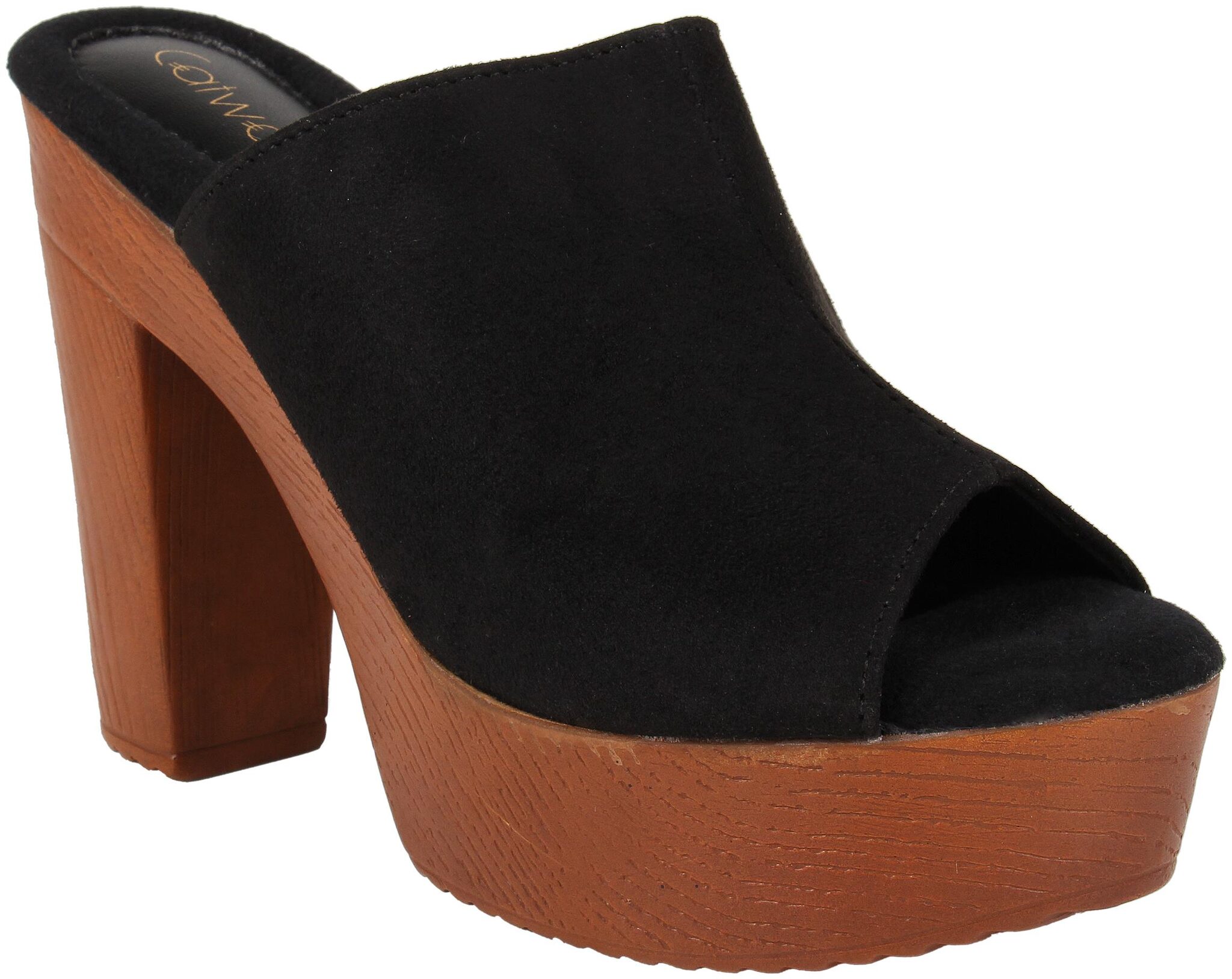 

Catwalk Women Black Heeled Sandals