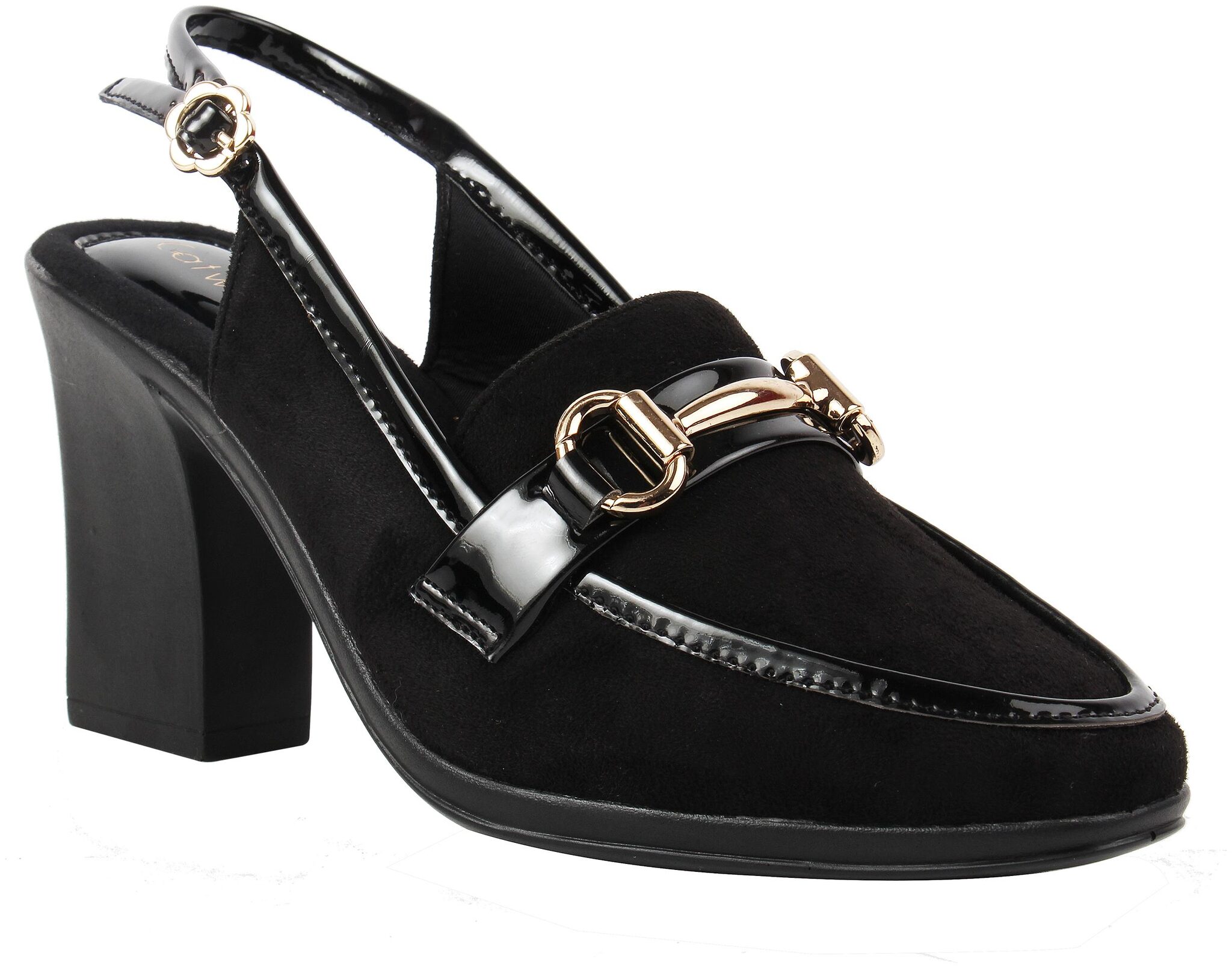 

Catwalk Women Black Heeled Sandals