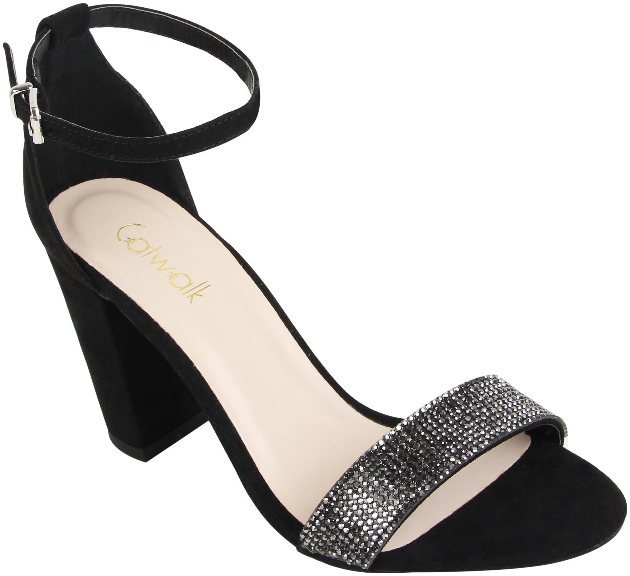

Catwalk Women Black Heeled Sandals