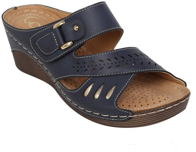 Catwalk Wedges For Women ( Blue ) 1 Pair