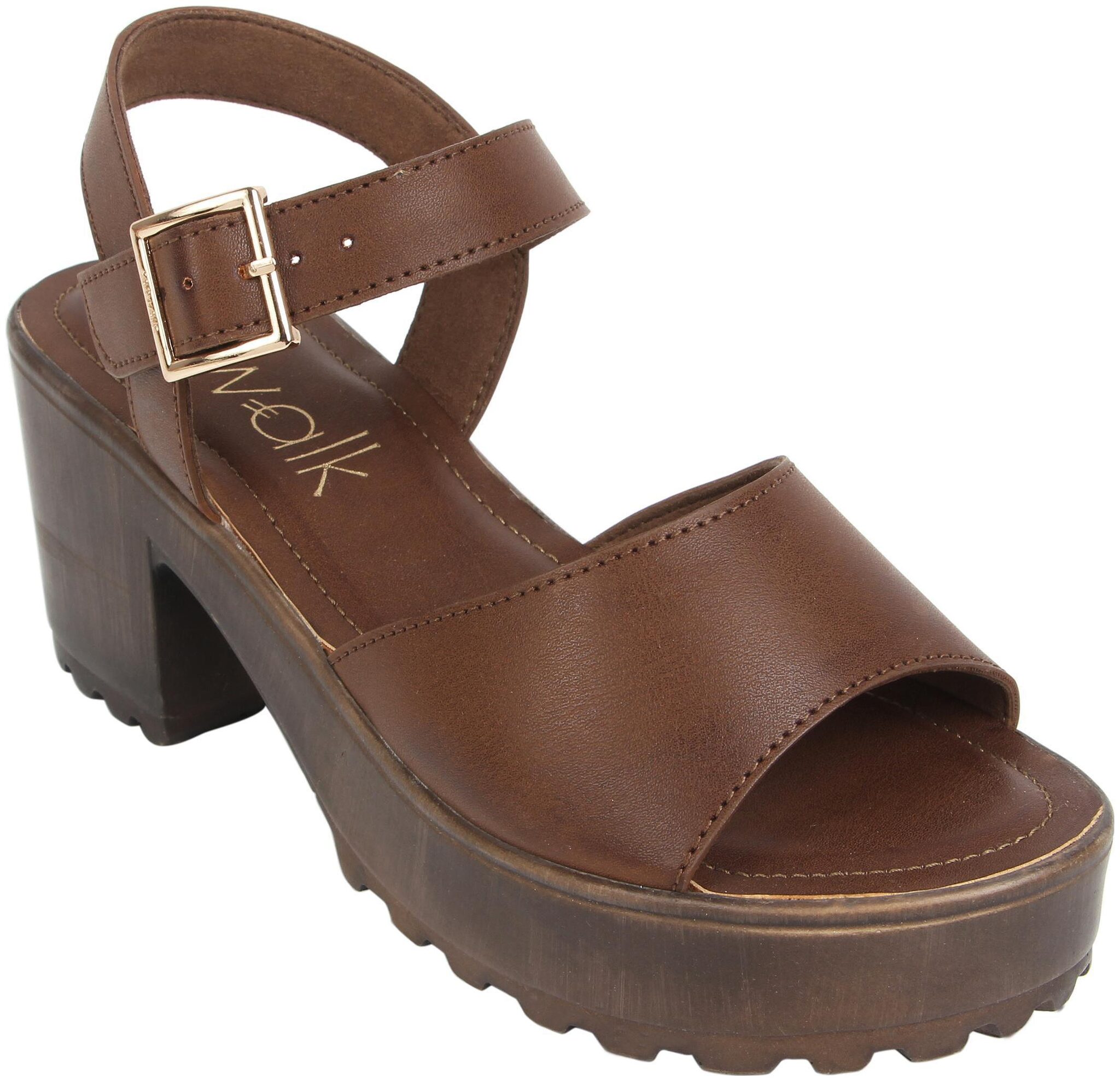 

Catwalk Women Brown Heeled Sandals