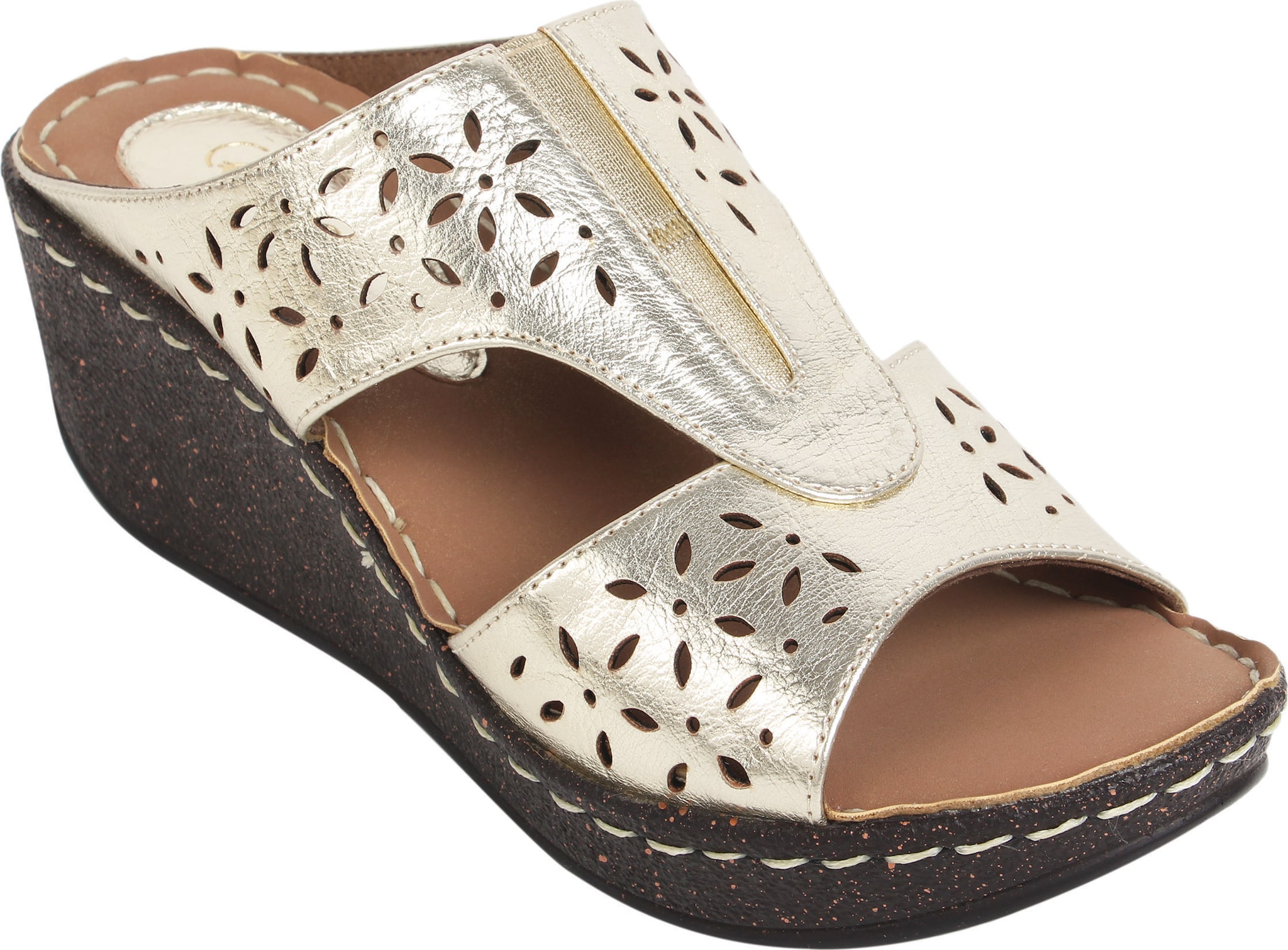 

Catwalk Women Gold Heeled Sandals