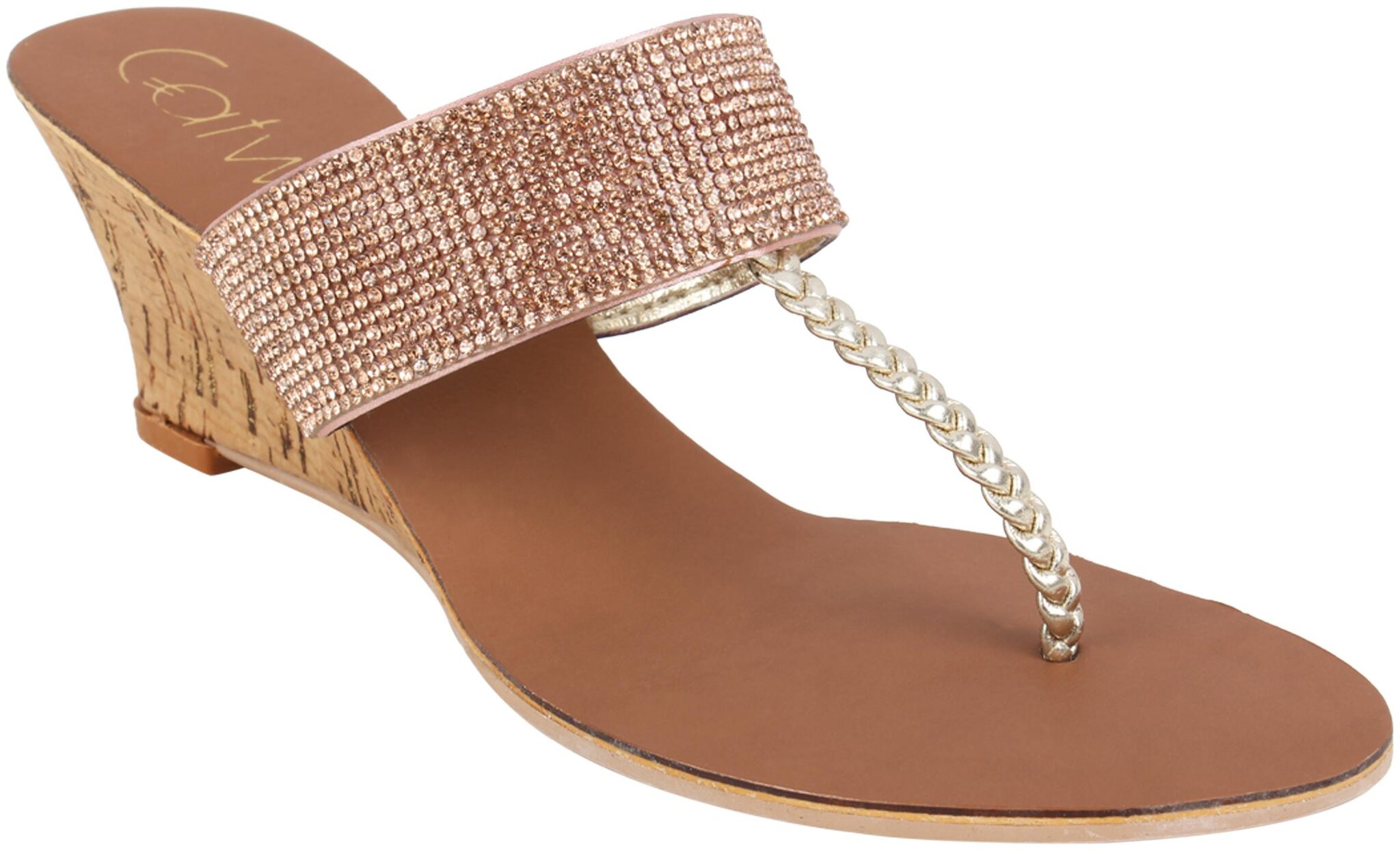 

Catwalk Women Gold Heeled Sandals