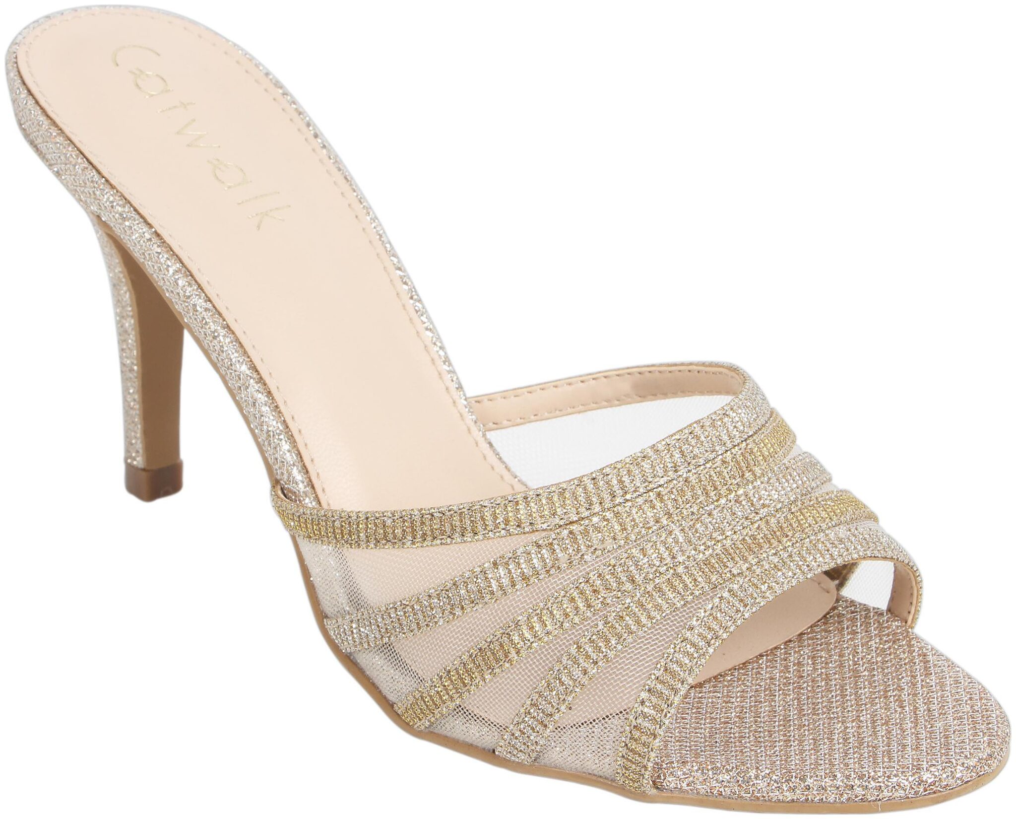 

Catwalk Women Gold Heeled Sandals