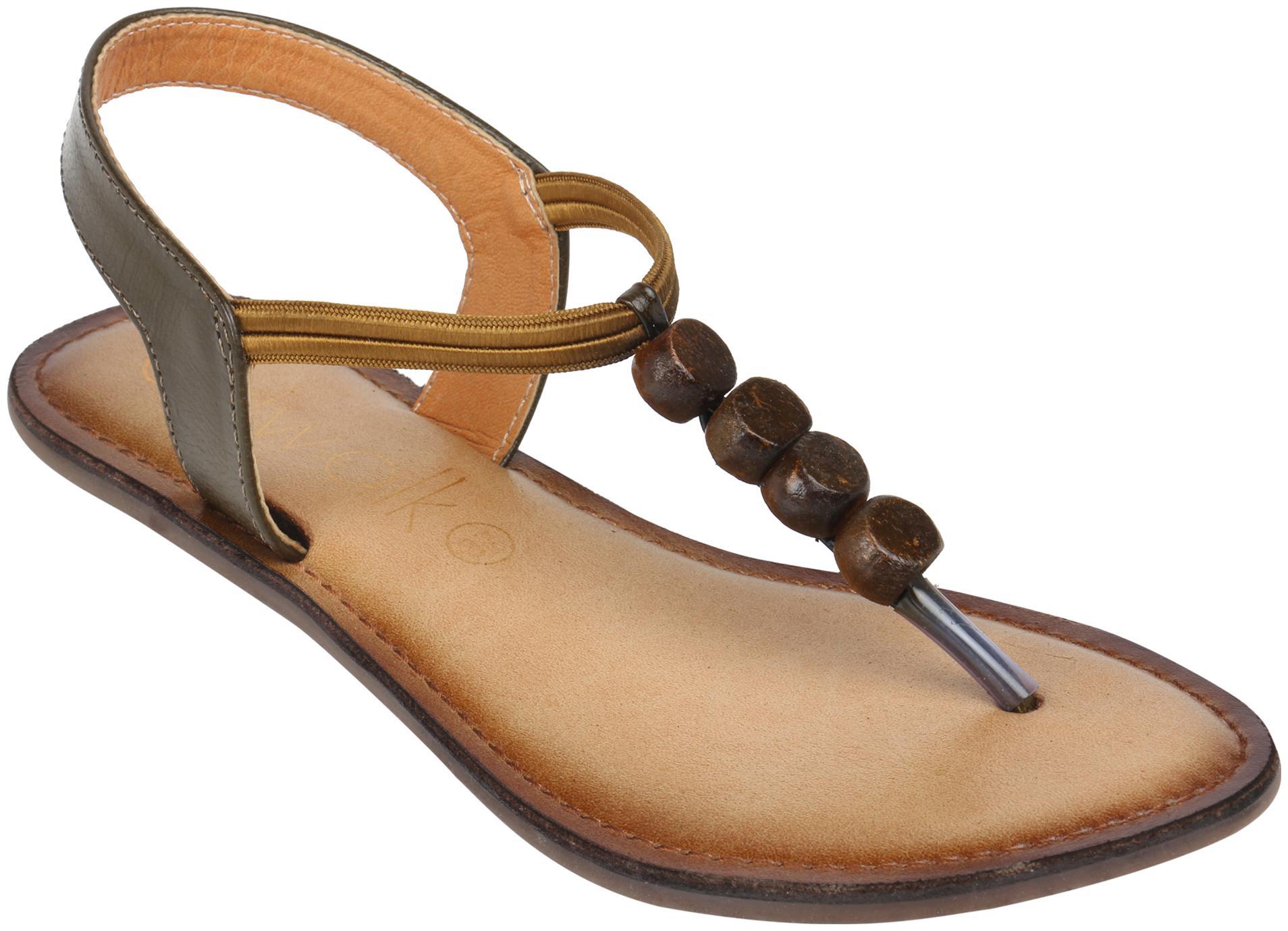 

Catwalk Women Brown T-Strap Flats