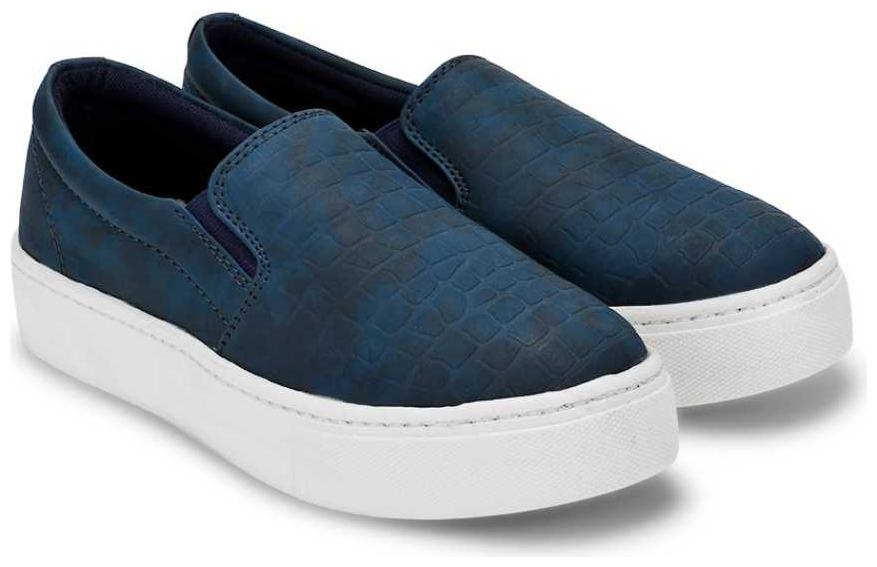 

Chemistry Women Blue Slip-On Shoes