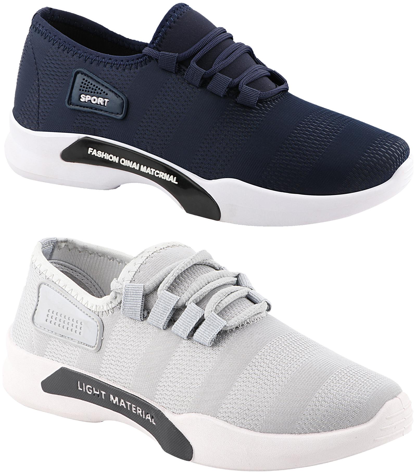 

Chevit Men Running Shoes ( Blue Grey )