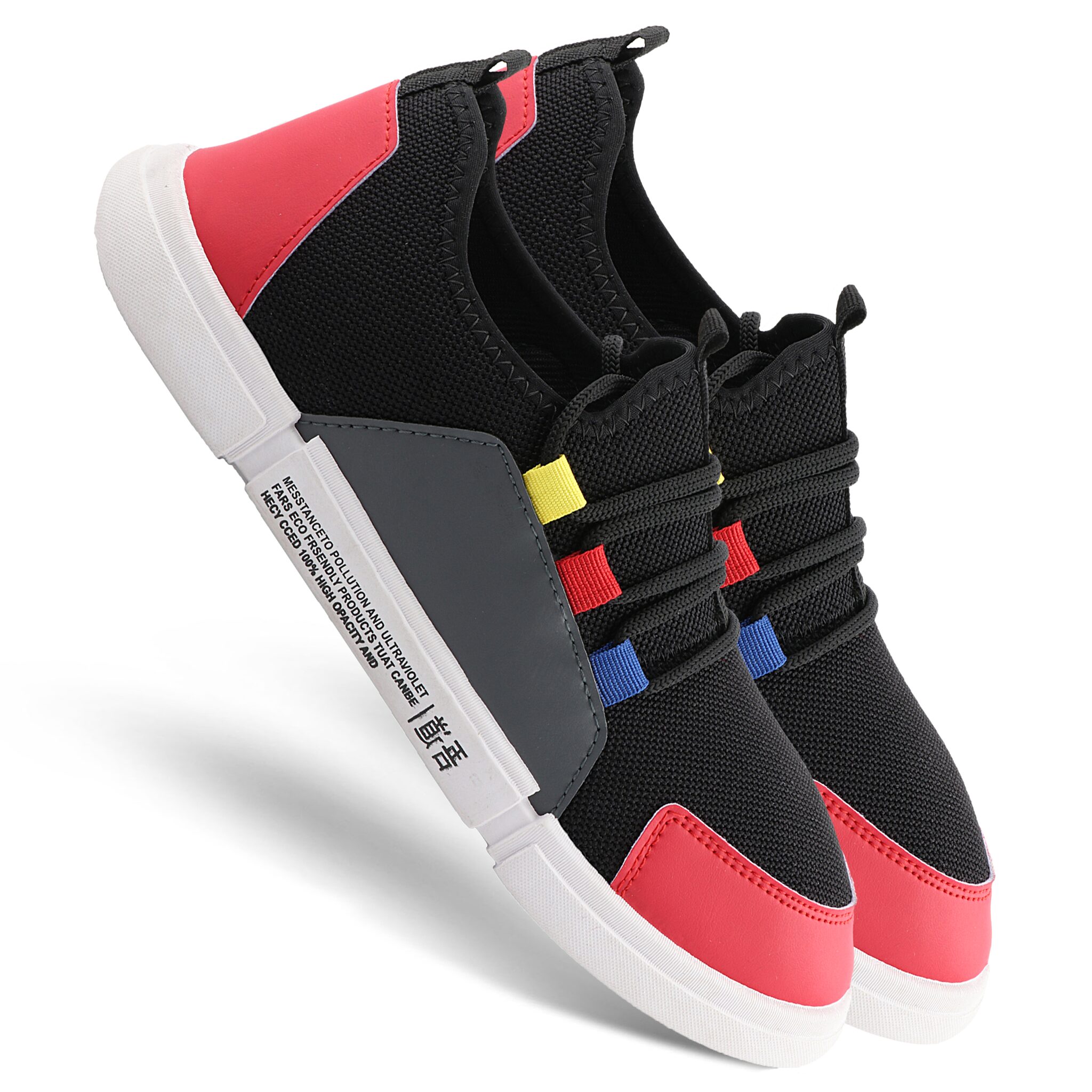 

Chevit 473 Men Red Black Sneakers