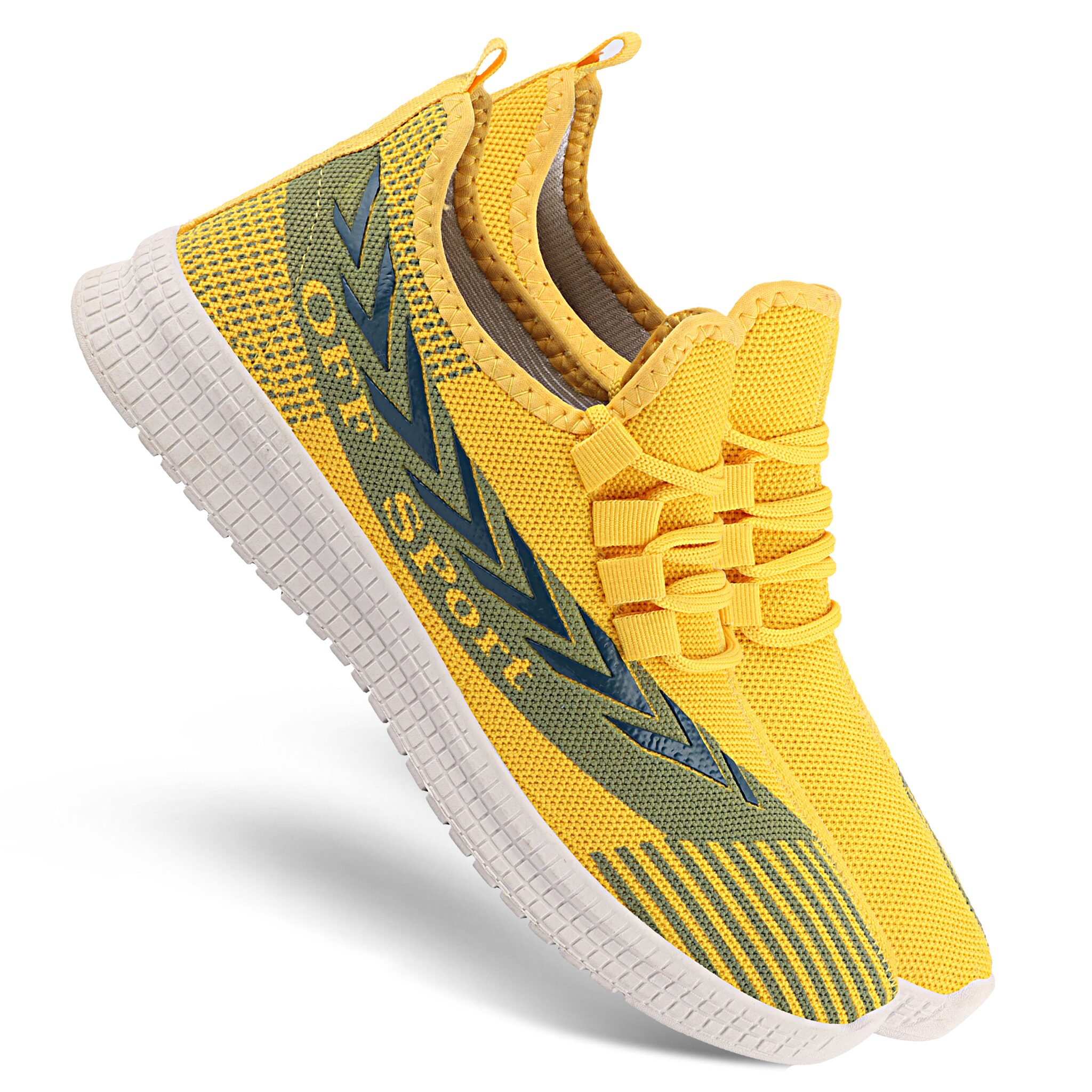

Chevit 484 Men Yellow Sneakers