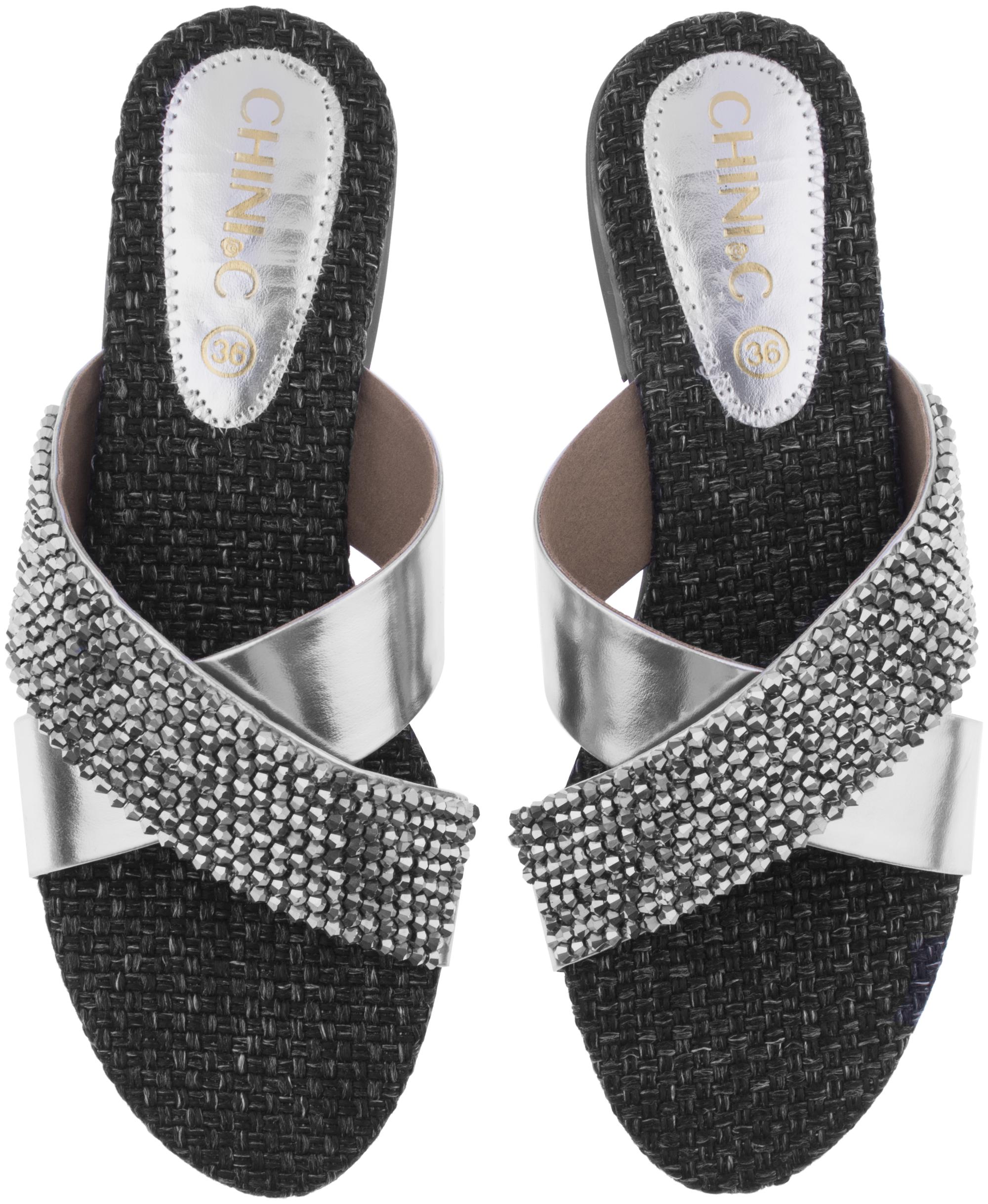 

CHINI C Women Silver Sandals