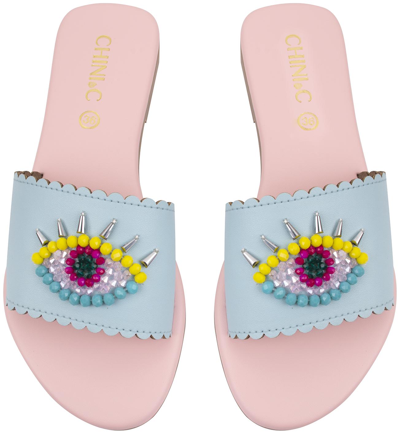 

CHINI C Women Blue Sandals