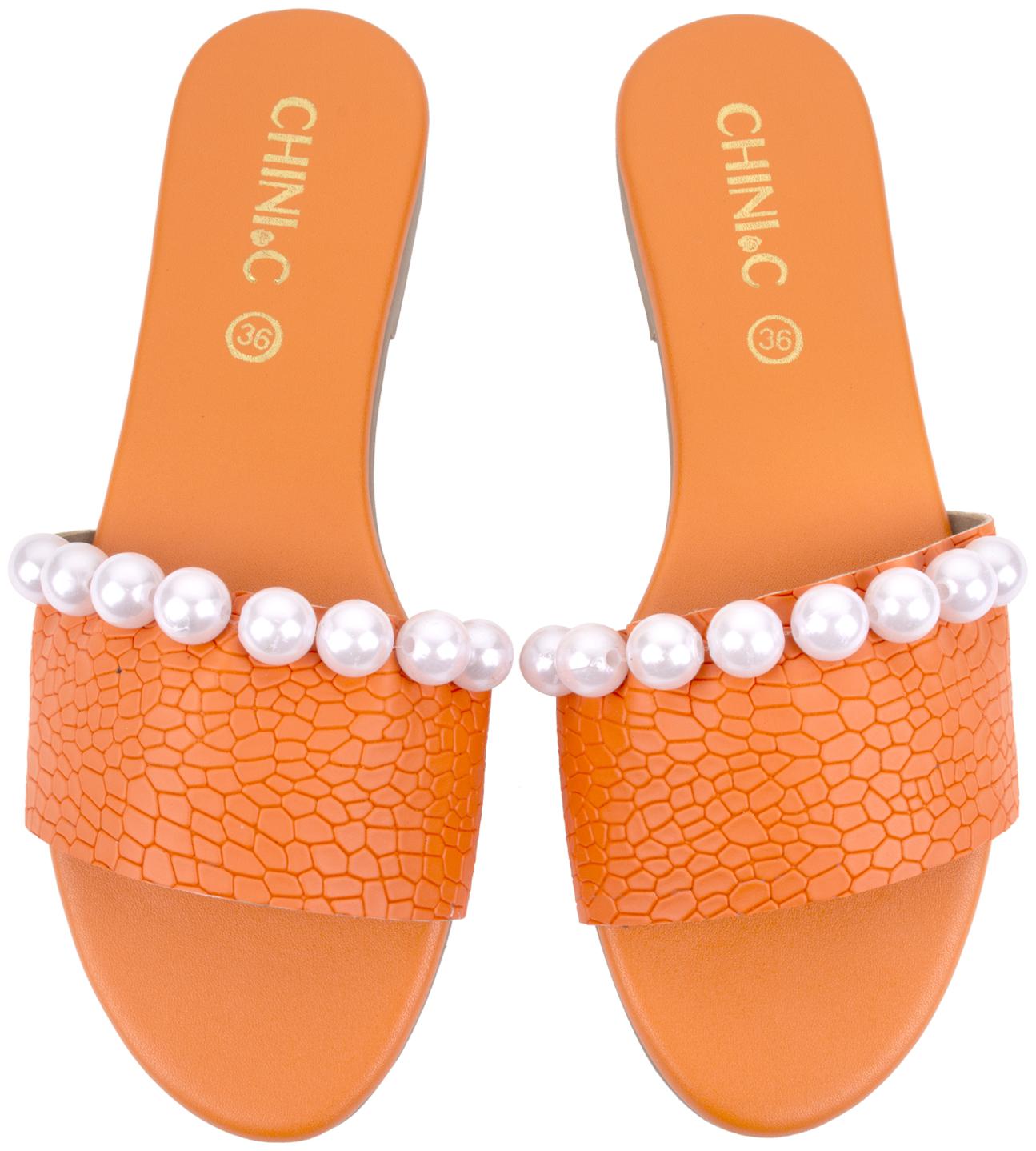 

CHINI C Women Orange Sandals