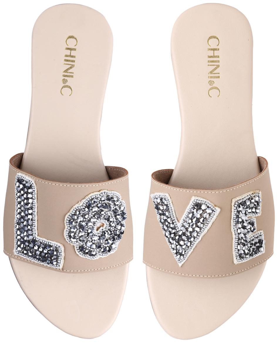 

CHINI C Women Beige Sandals
