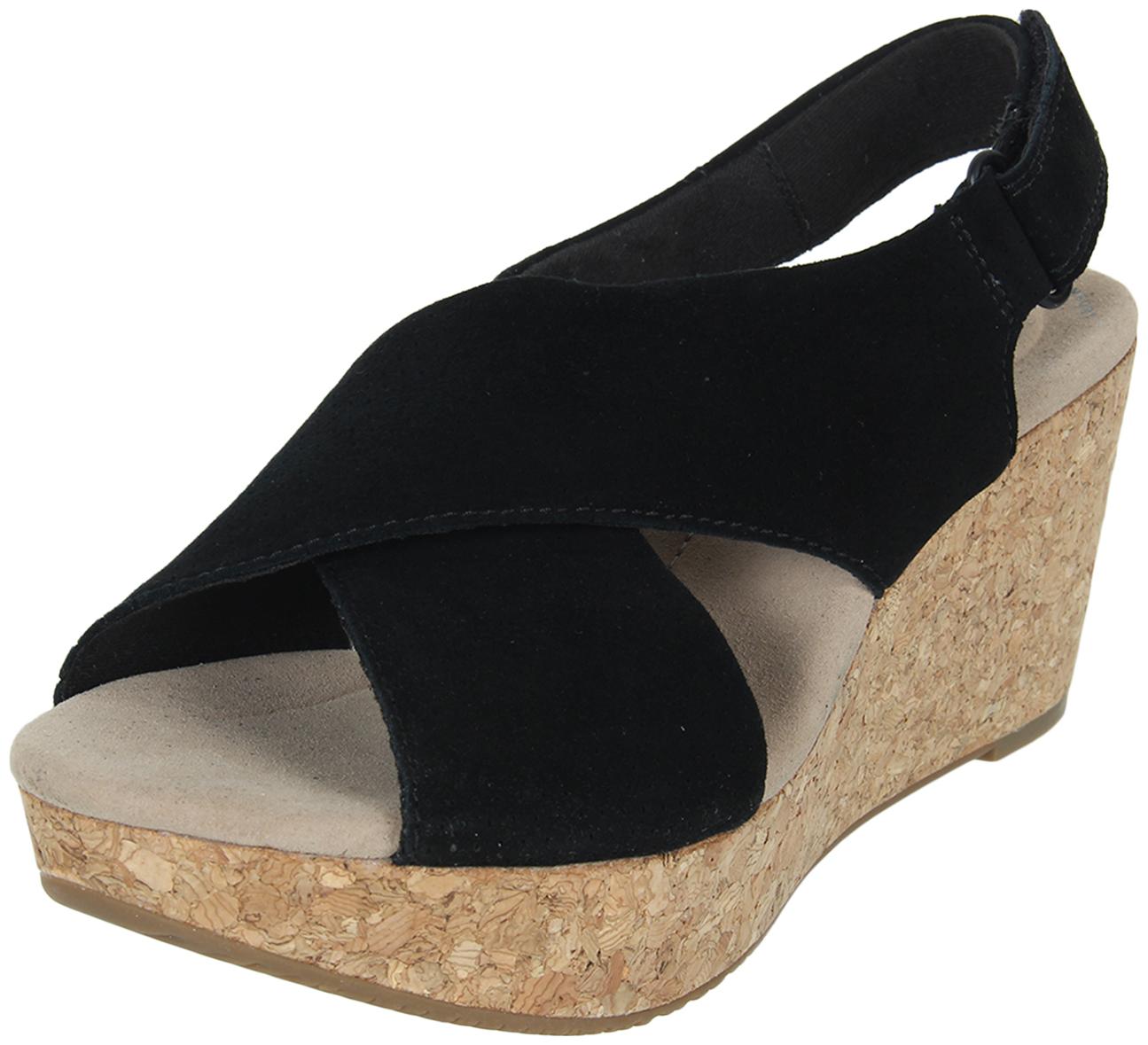 

Clarks Women Black Wedges
