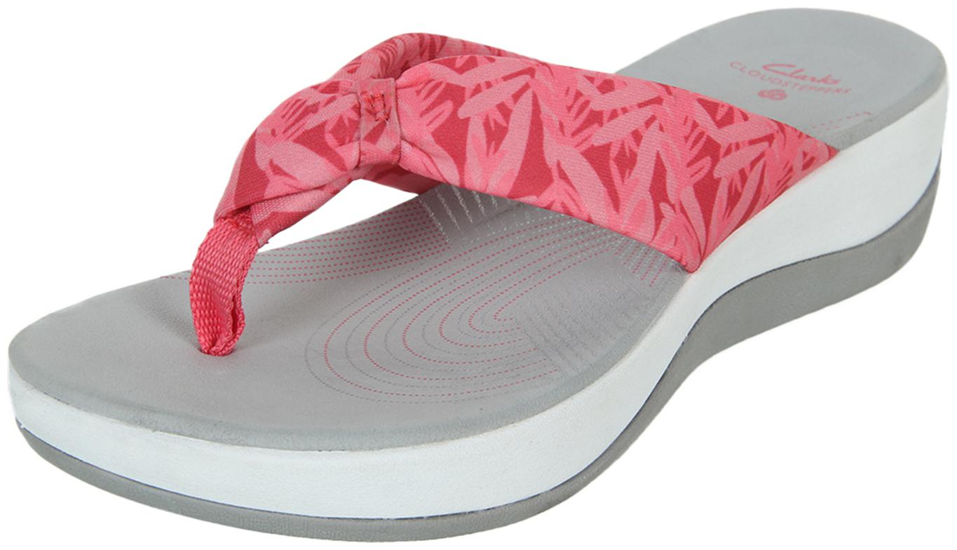 

Clarks Arla Glison Pink Print Slippers