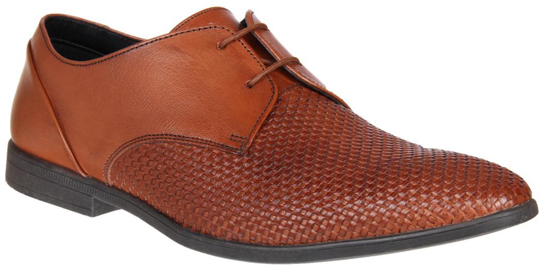 

Clarks Bampton Weave Brown Leather Formal Shoes
