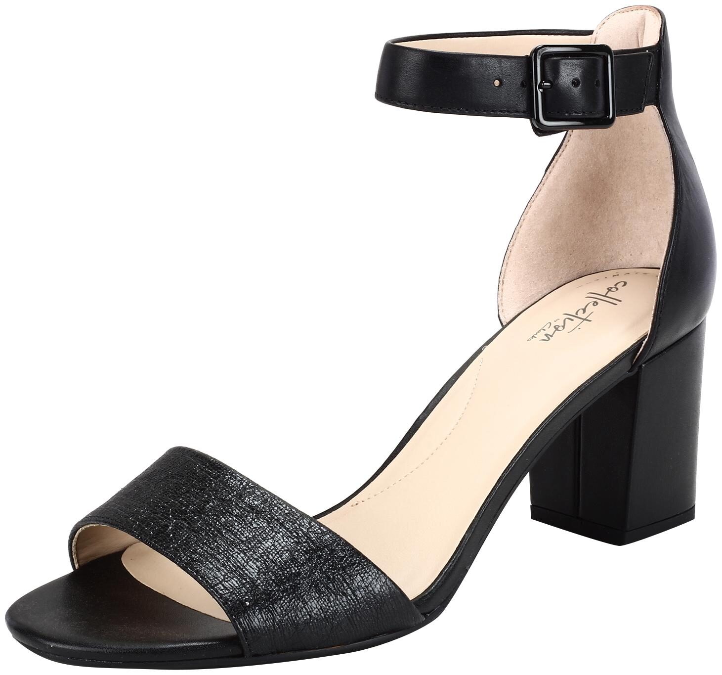 

Clarks Women Black Heeled Sandals
