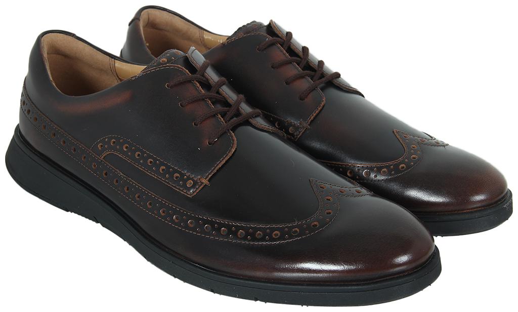 

Clarks Men Brown Derby Formal Shoes - FORMAL SHOES - 26148299