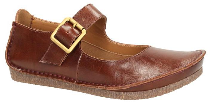

Clarks Janey June Aubergine Lea Women Casual Shoes