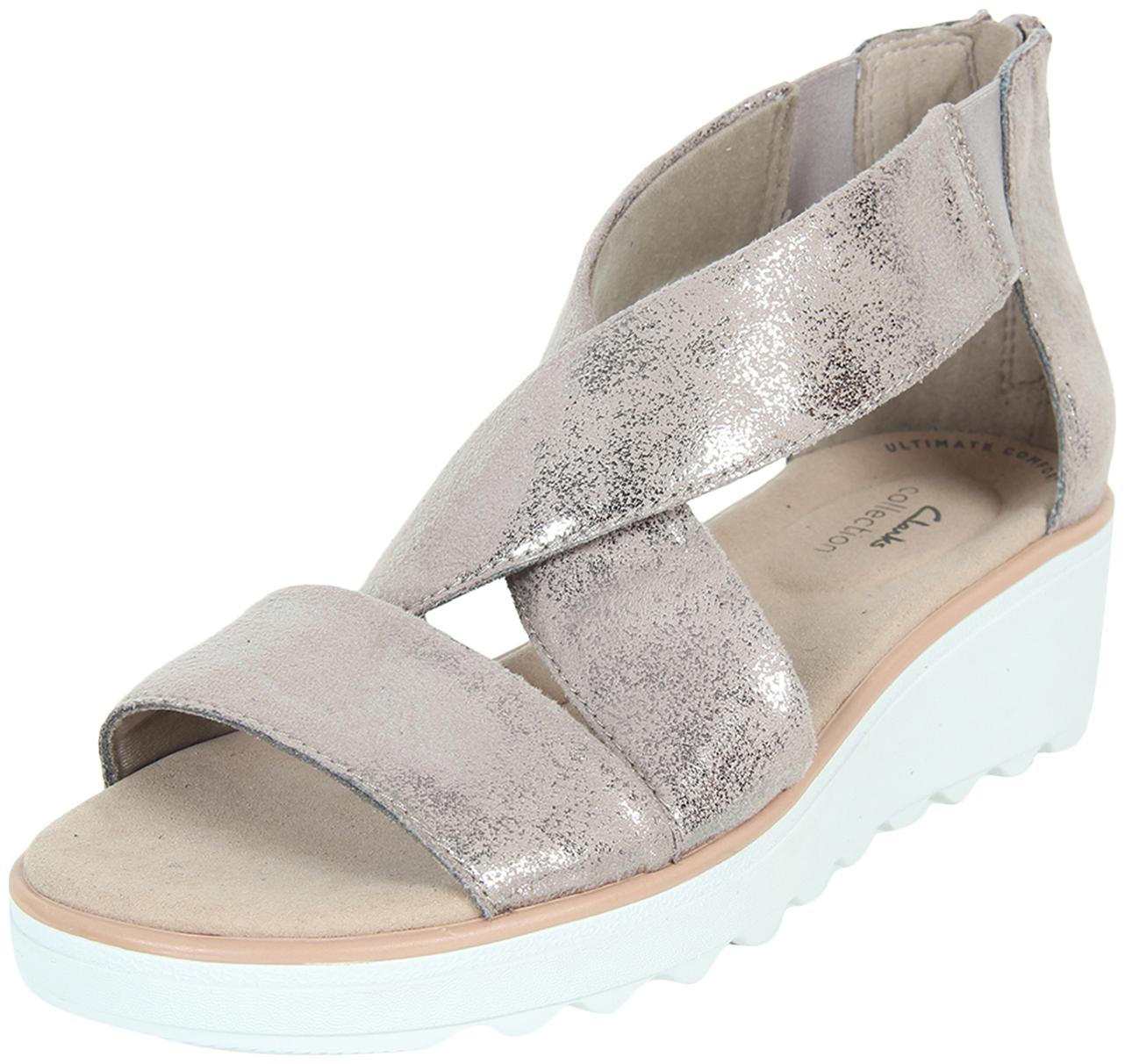 

Clarks Women Grey Wedges