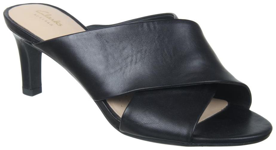 

Clarks Women Black Heeled Sandals