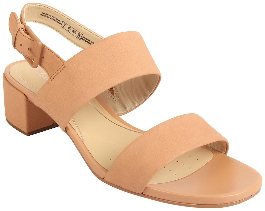 

Clarks Women Brown Heeled Sandals