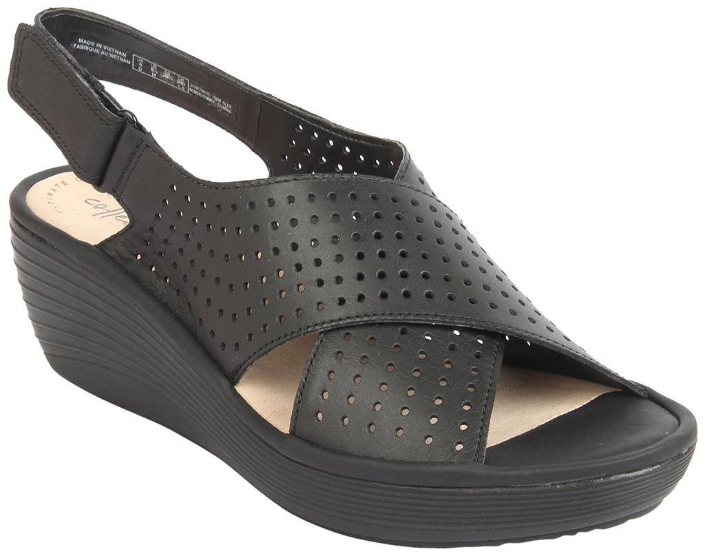

Clarks Women Black Heeled Sandals
