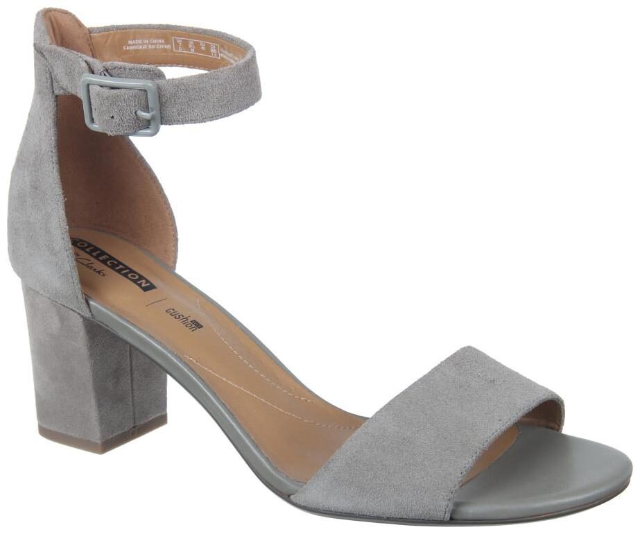 

Clarks Women Grey Heeled Sandals