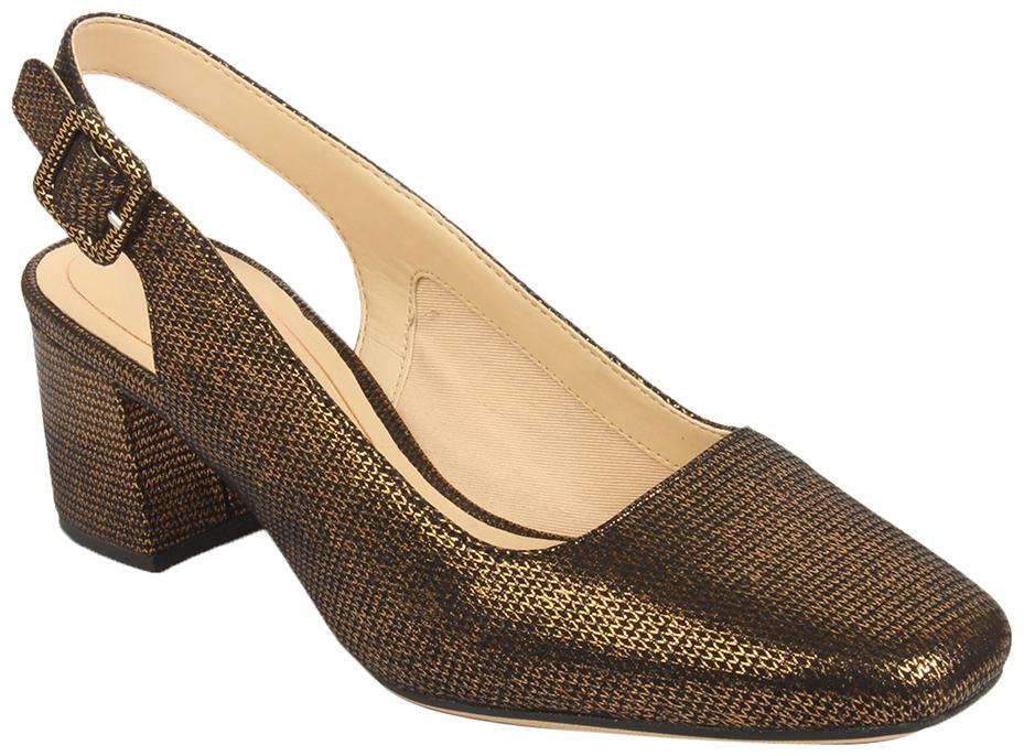 

Clarks Women Bronze Heeled Sandals
