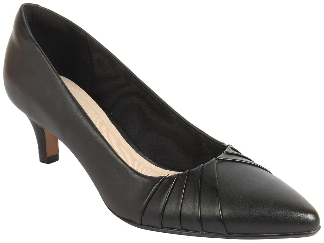 

Clarks Women Black Heeled Sandals